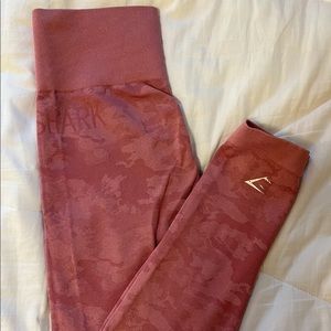 Pink Camo Gymshark Leggings